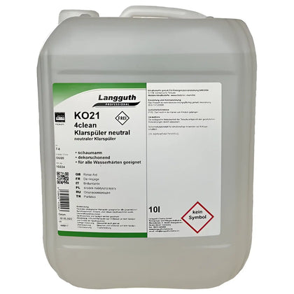 4clean KO21 Glansspoelmiddel neutraal 10l