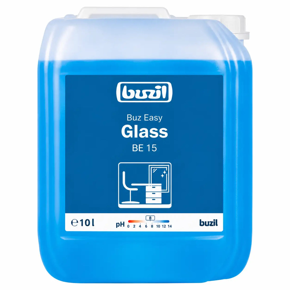 BUZIL Buz Easy Glass BE15 Glas- und Oberflächenreiniger – BUZIL-Buz Easy Glass BE15 Glas- und Oberflächenreiniger-10 Liter