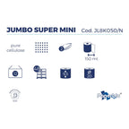 PAPERDI Mini Jumbo Toilettenpapier 2-lagig 12 Rollen