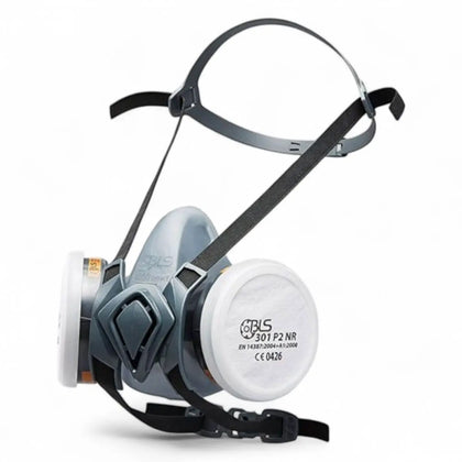 BLS Ademhalingsbeschermings-halfmasker 4100next Set met Filter Beschermingsklasse A2 P2 R