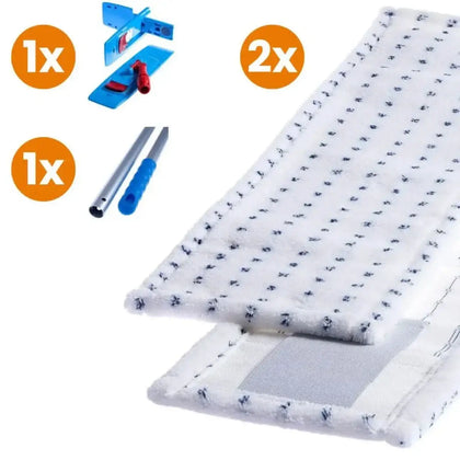 Vloerwisser Profi-set met dweilmoppen "Parket & Laminaat 50 cm"