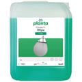 Ein transluzenter grüner 10-liter kanister der ökologische wischpflege buzil planta corridor wipe p930 reinigungslösung