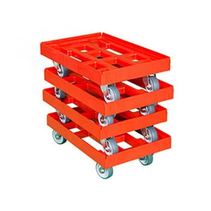 Transportroller 610x410 mm rood