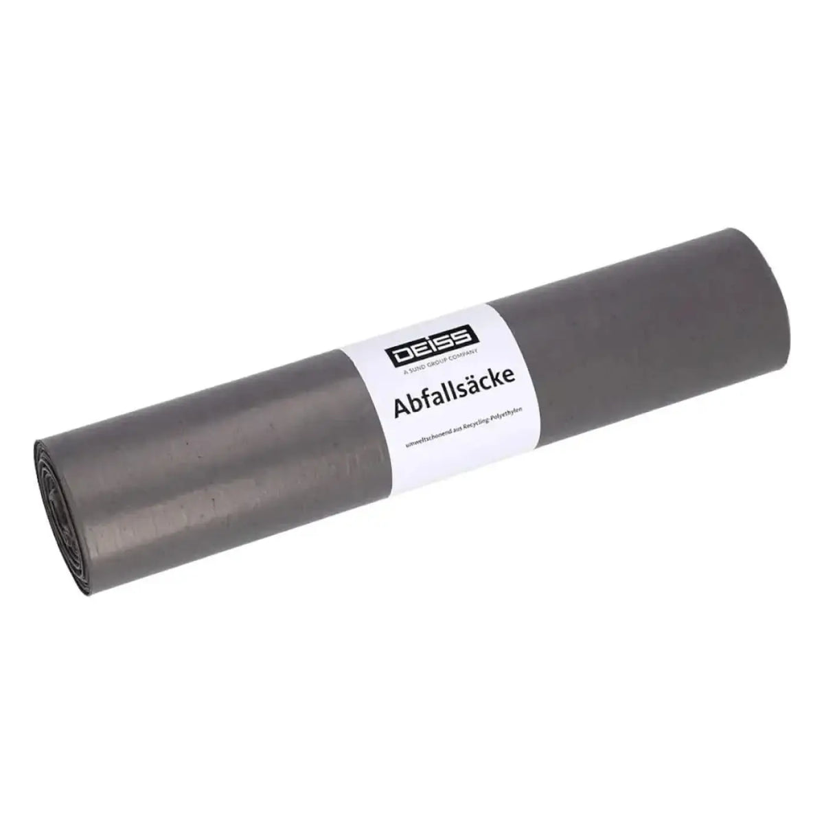 DEISS STANDARD Müllbeutel 30 Liter HDPE grau 54919 – Produktabbildung; Lieferumfang: 10 Rollen