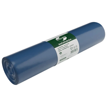 DEISS STANDARD Müllsäcke 120 Liter Blau 20002 – Karton mit 10 Rollen