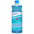 Blaue plastikflasche mit 1000 ml neoclean alkoholreiniger konzentrat von dreiturm