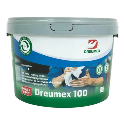 DREUMEX 100 XL-Doekjes Reinigingsdoekjes voor Handen & Huid Emmer met 100 Doekjes