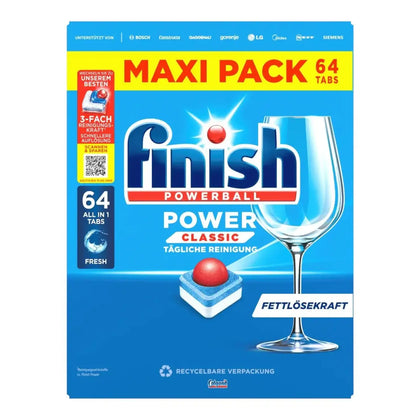 Finish Powerball Power Classic All-in-1 Fresh 64 tabs