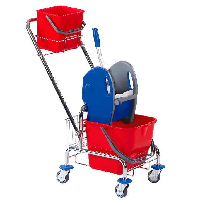Floorstar EFA20DKEK Einfachfahrwagen mit Deichsel Korb etc 17l SOLID.