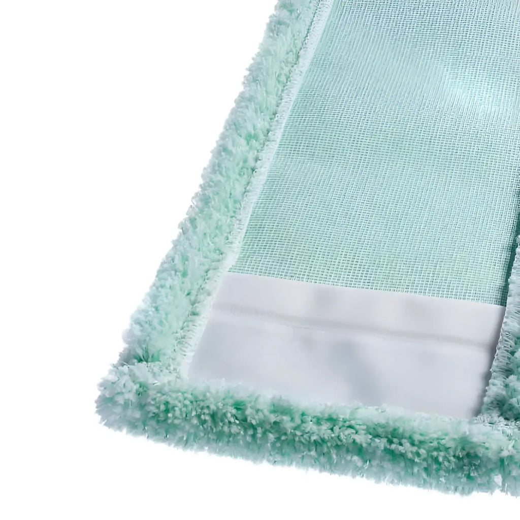 Floorstar microfasermopp thenufil multi mintgrüner mikrofasermopp mit weichem, strukturiertem rand und weißem elastikband