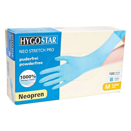 Hygostar Neopreenhandschoenen Neo Stretch Pro poedervrij Turquoise