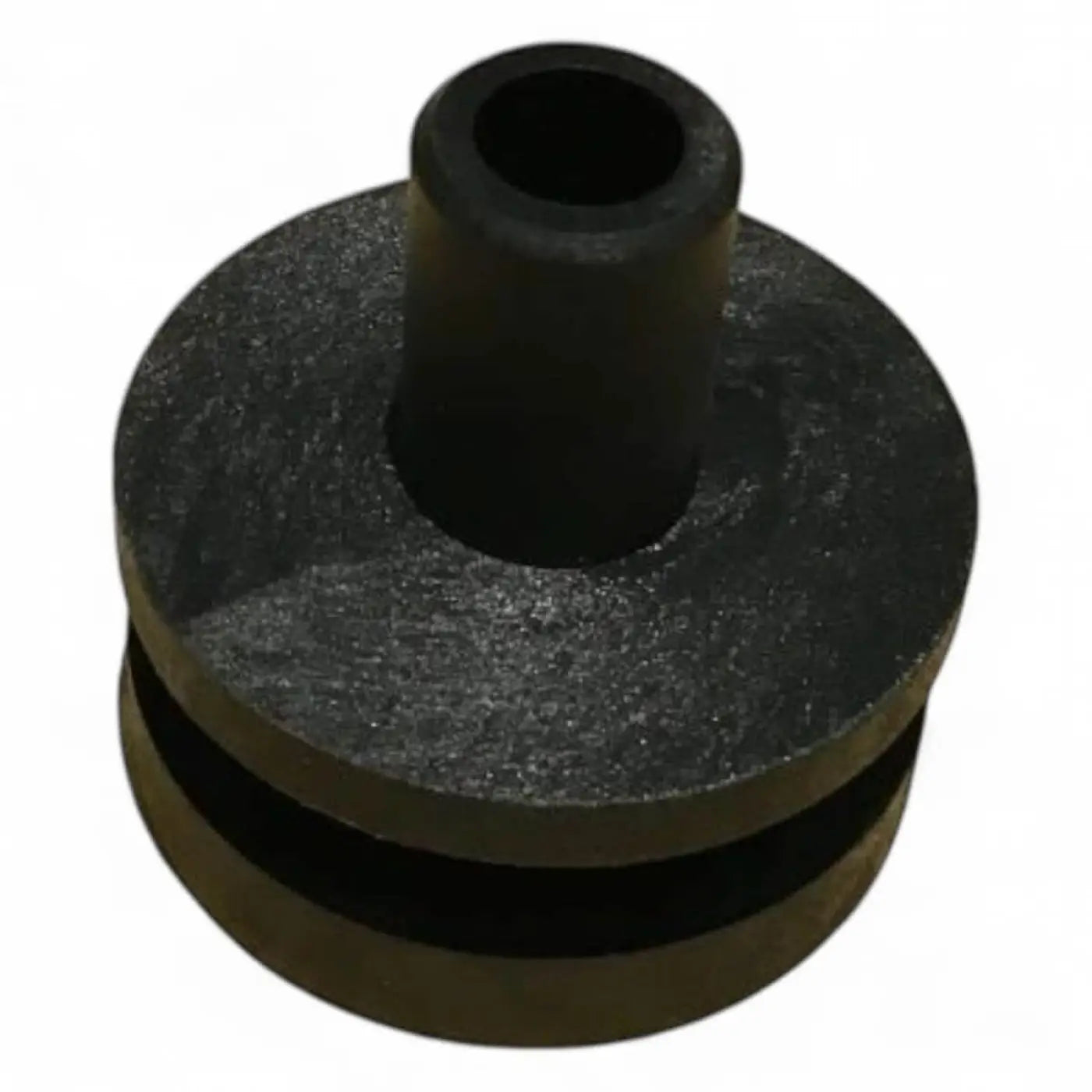 Schwarzer gummistopfen gardiner reinigungs-stopfen mit zylindrischem loch und strukturierter oberfläche