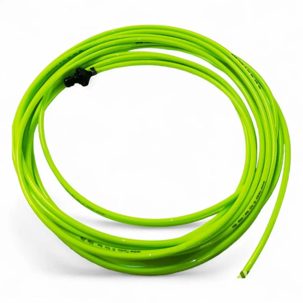 Neon grün coiled gardiner super max 50 15 meter 3k carbon profi teleskopstange schlauch mit schwarzem anschluss