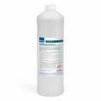 Weiße plastikflasche hermes alkalistar-5 konzentrat 1 liter mit etikett und 1 liter fassungsvermögen