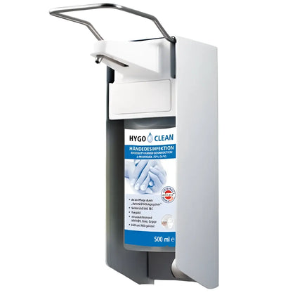 HygoClean Eurodispenser Korte Hefboom Verstelbaar voor 1l of 0,5l flessen