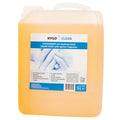 Hygo clean flüssigseife apricot 5l in einem gelb-orangefarbenen transparenten kunststoffkanister mit weißem griff