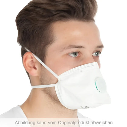 HygoStar Ademmasker met ventiel FFP3 NR Horizontaal vouwbaar 10 stuks