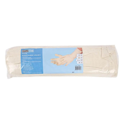 HYGOSTAR katoenen handschoenen Nature lang 12 paar