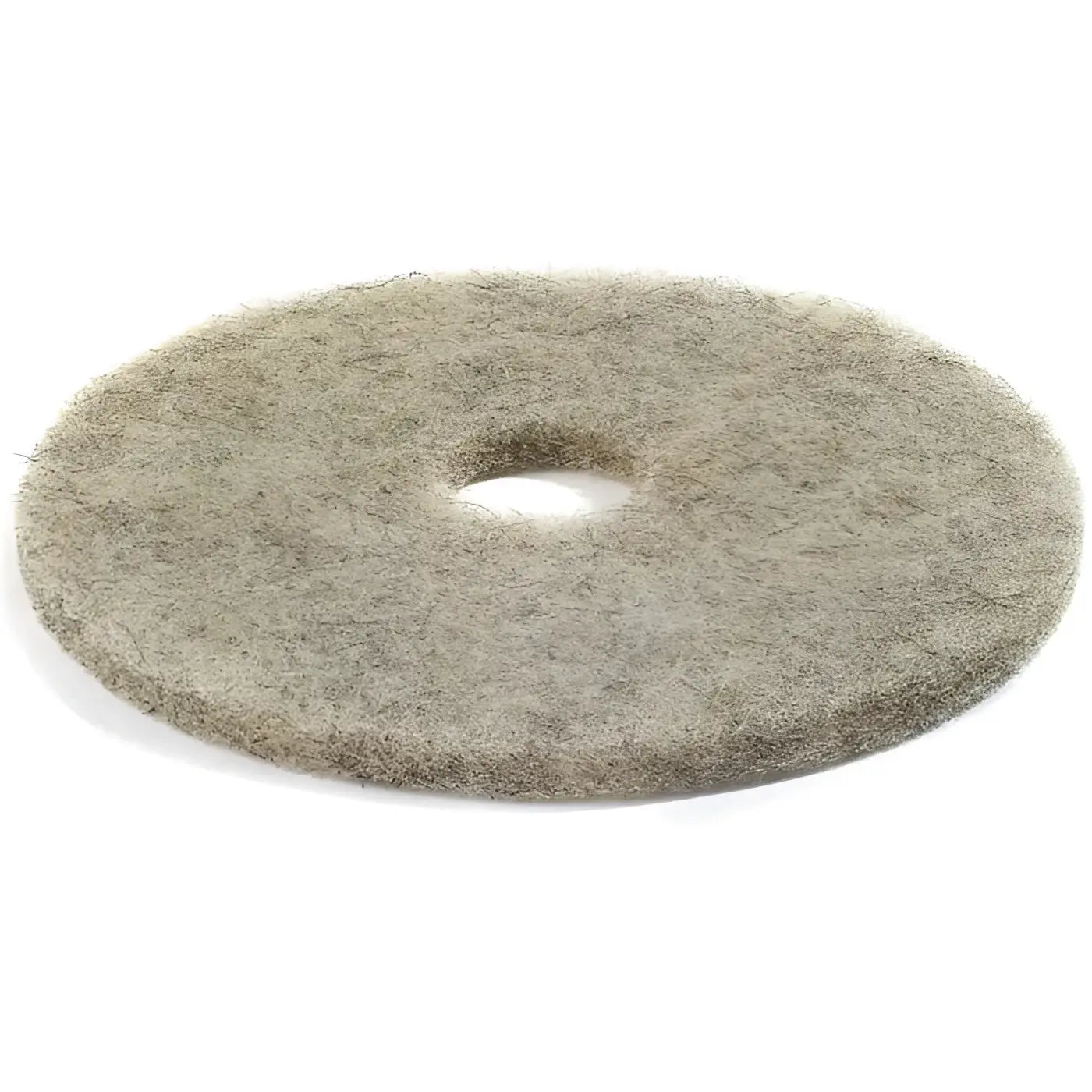 Janex high-speed pad graues, fuzzy maschinenpad mit mittlerem loch für böden