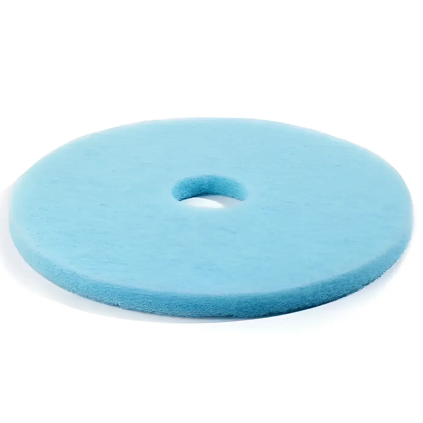 Leichter blauer runder schaumstoff-polierpad mit mittlerem loch janex high-speed pad maschinenpad