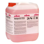 Kiehl sanpurid-citro sanitärreiniger 5 liter plastikkanister rosa mit rotem verschluss für reinigung
