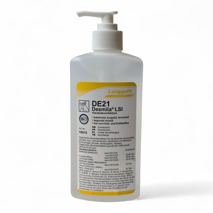 Langguth DE21 Desmila LSI Handdesinfectie 500ml Doseerfles