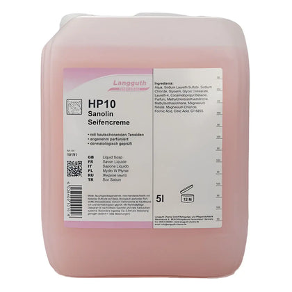 Langguth HP10 Sanolin Zeepcrème 5l