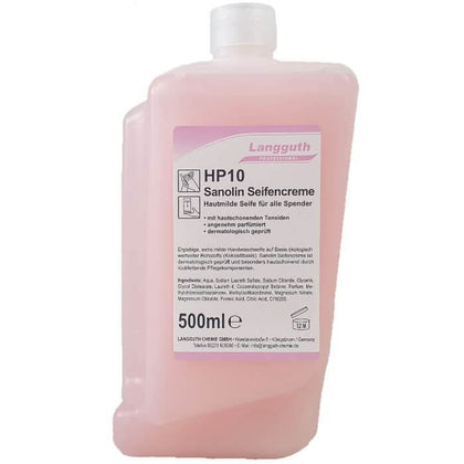 Langguth HP10 Sanolin Zeepcrème Cartridge 500ml