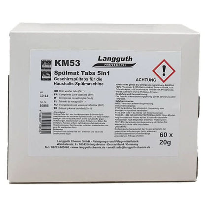 Langguth KM53 Vaatwastabletten 5in1 60 stuks
