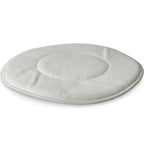 Weißes rundes mikrofaser pad 21 zoll mit weicher textur und zentralem erhöhtem kreis für maschinenanwendung