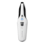 Weiß-schwarzer nilfisk akku-handstaubsauger quick 20v max mit kabellosem ergonomischem design