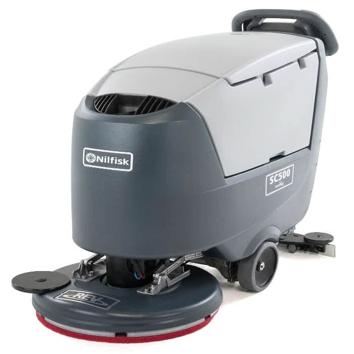 Nilfisk Scheuersaugmaschine BA611 D inkl. Ladegerät.