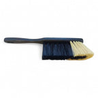 Nölle stubenhandfeger 30 cm mit dualfarbenem pinsel navy blau und naturbeige und dunkelblauem griff