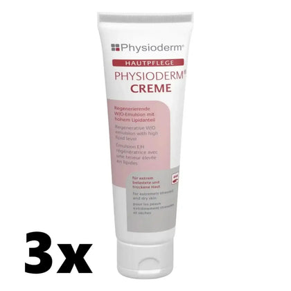 Physioderm® crème huidverzorgingscrème voor handen & gezicht 3 stuks 100 ml
