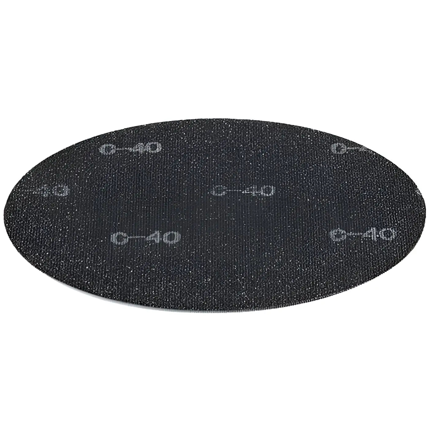 Schleifgitter feinschliff 17 zoll mit schwarzem ovalem schleifpad c 40 für feines schleifen