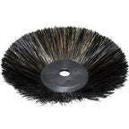 Seitenbesen kunststoffkörper t8300 mit schwarzen, dichten, steifen borsten und zentralem kunststoffnabe