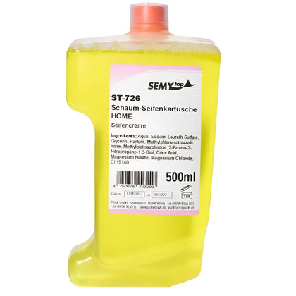 SemyTop Schuimzeep Home Cartridge Geel 500ml