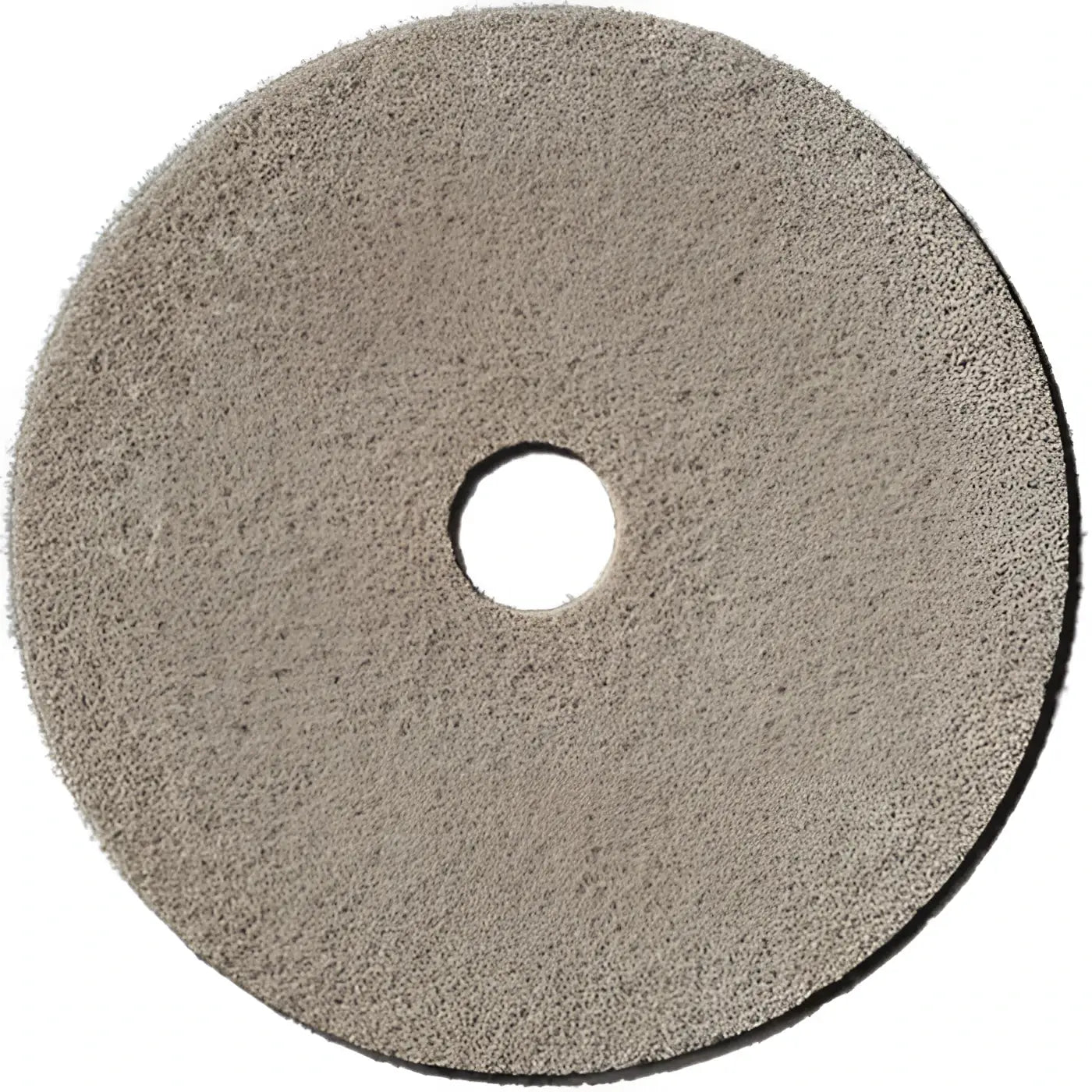 Grauer runder shinepro maintenance diamantpad 17 zoll mit zentralem loch für industriellen bodenpflegemaskineneinsatz