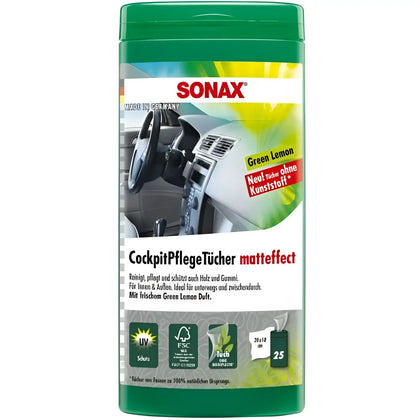 Sonax DashboardVerzorgingsdoeken Green-Lemon Matteffect Box
