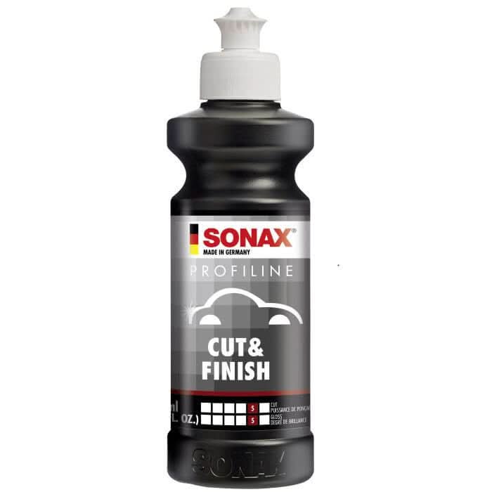 Flasche Sonax Profiline Cut+Finish Politur 250ml von SONAX für professionellen Reinigungseinsatz und Finishpflege