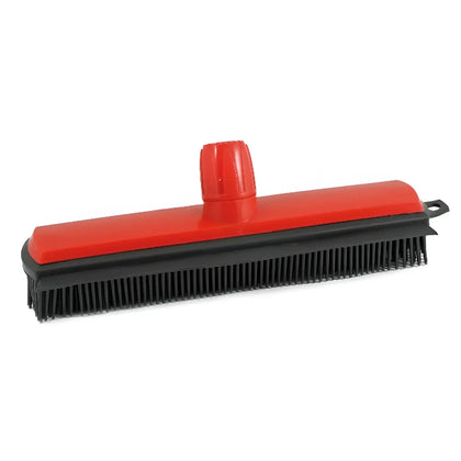 Sorex rubberbezem met metalen steel 130cm