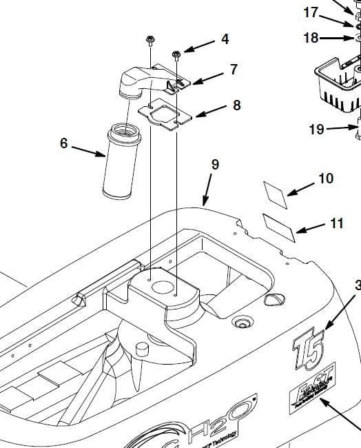 Schwimmschalter Schmutzwassertank T5 T3.