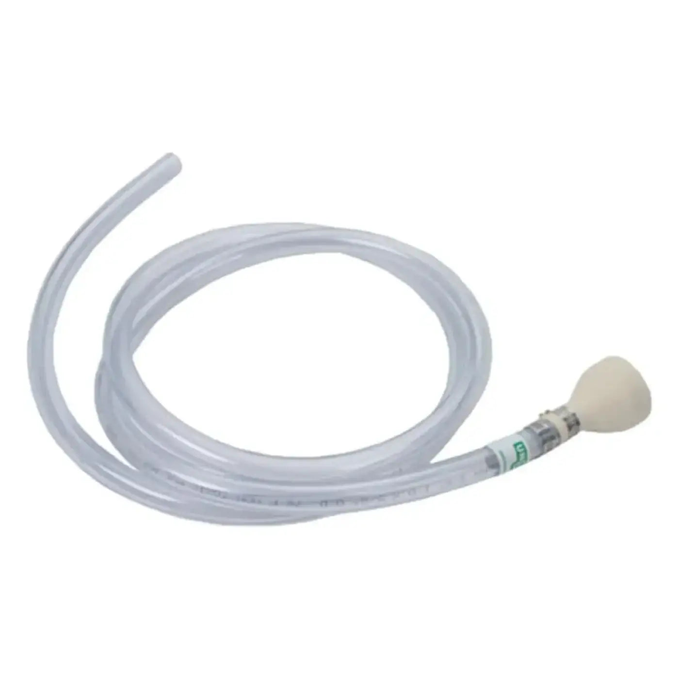 Klarer plastikfüllschlauch mit weißer, bauchiger düse am ende für unger easy adapter wh180