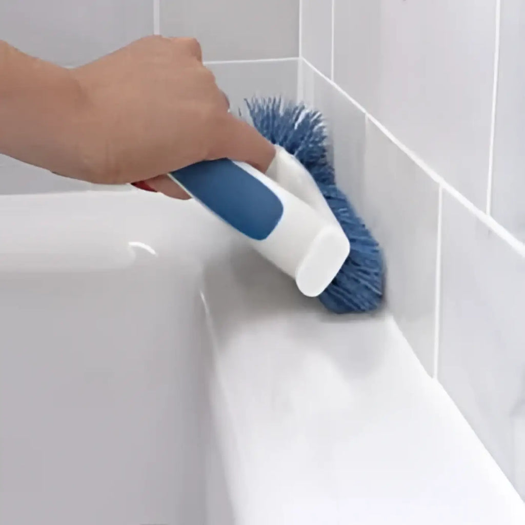 Unger eckreinigungsbürste blau weiße dichte borsten für die reinigung von badewanne ecken