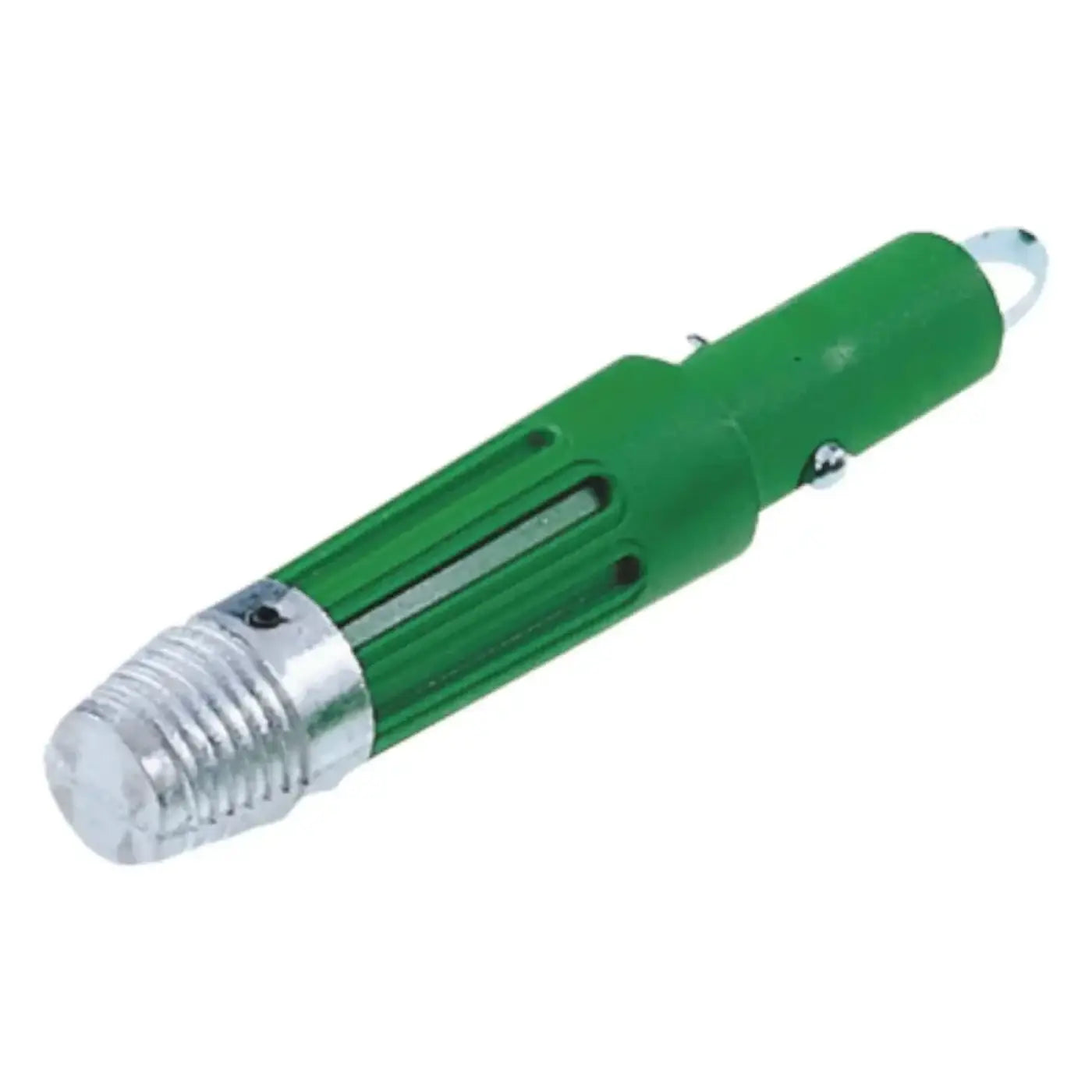 Unger gewindeadapter 1/2 zoll mit grünem plastikgriff und metallischem gewindespitzen für teleskopstangen