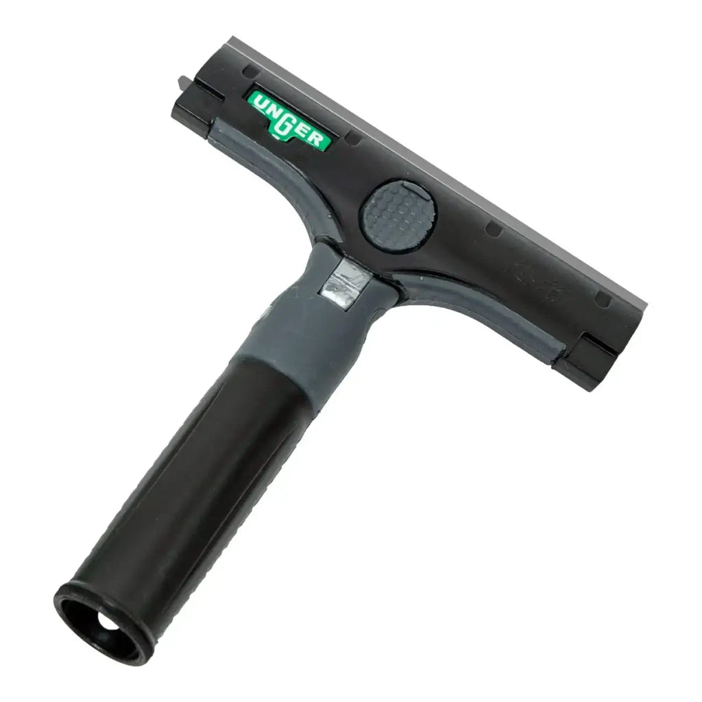 Schwarzer und grauer unger kunststoffklingen squeegee mit rutschfestem griff und gummilippe 15 cm n150p 10 stück
