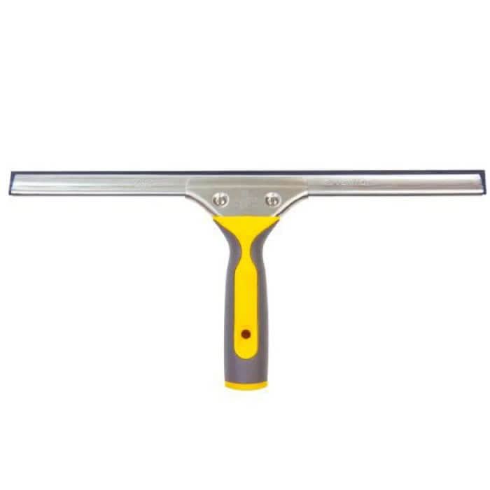 Gelb grauer ergonomischer vermop toplock fensterwischer mit edelstahl squeegee klinge