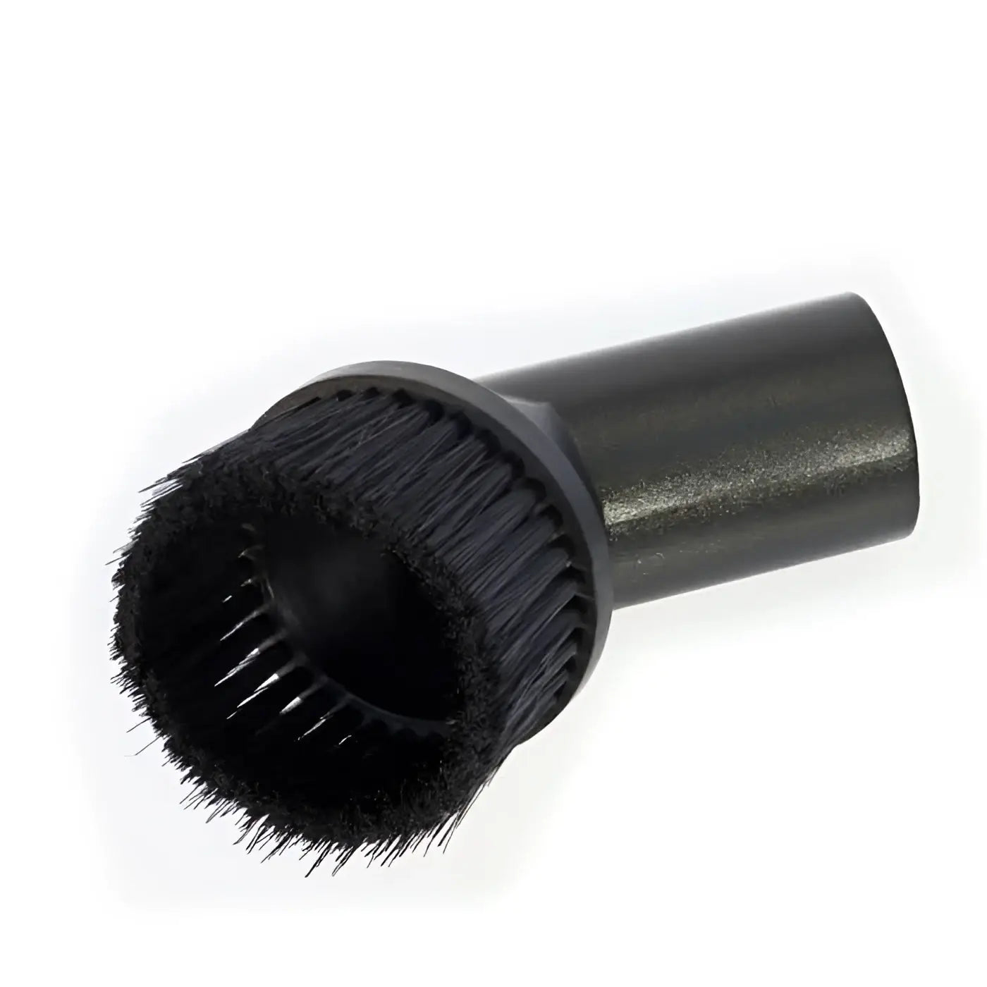 Schwarze viper rundbürste möbelpinsel aus kunststoff mit dichten, steifen borsten zur reinigung enger stellen