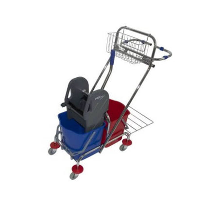 Clean Track Dubbele Vervoerswagen 2 x 17 Liter - Duo 217
