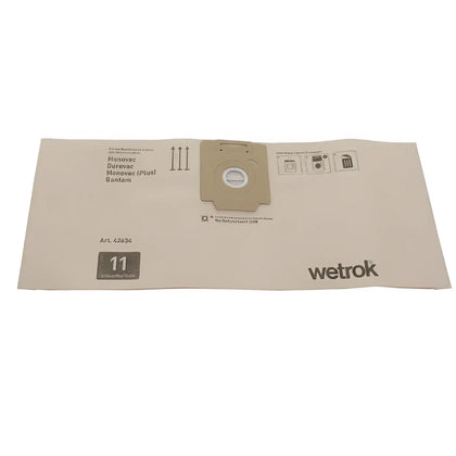 Wetrok Comfort Monovac/Durovac 11l filterzak papieren zak